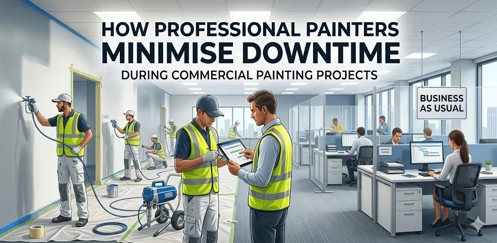 How Professional Painters Minimise Downtime During Commercial Painting Projects