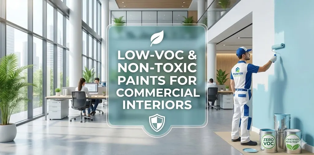 Low-VOC and Non-Toxic Paints for Commercial Interiors