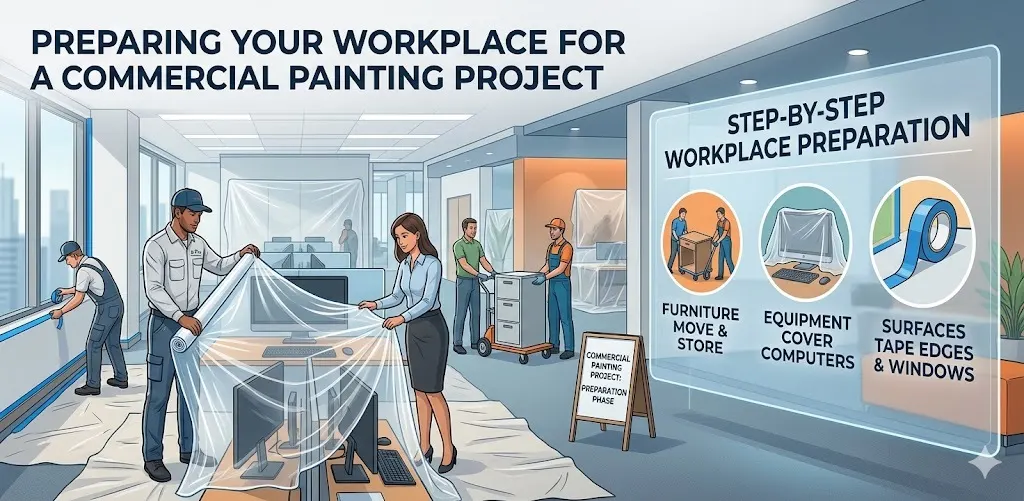 Preparing Your Workplace for a Commercial Painting Project