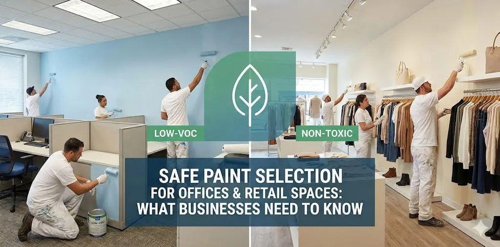 Safe Paint Selection for Offices and Retail Spaces: What Businesses Need to Know