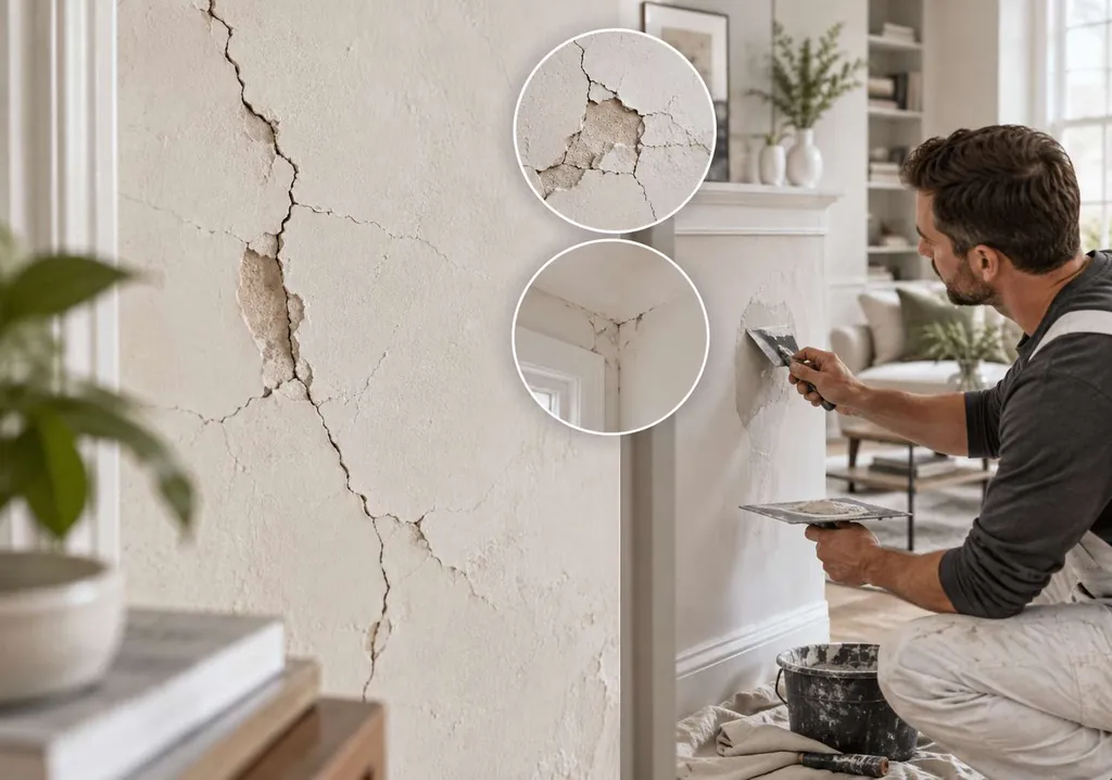 Why Are My Plaster Walls Cracking? Causes, Warning Signs and Repair Options