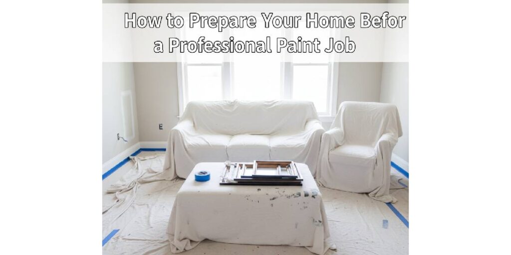Prepare Your Home before a paint job